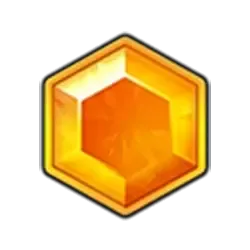 Oranger Edelstein Symbol