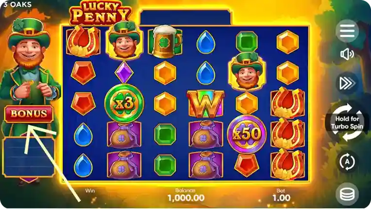 Bonus Buy Funktion Lucky Penny
